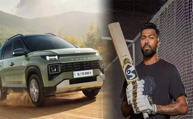 Hardik pandya as hyundai exter brand ambassador - Sakshi