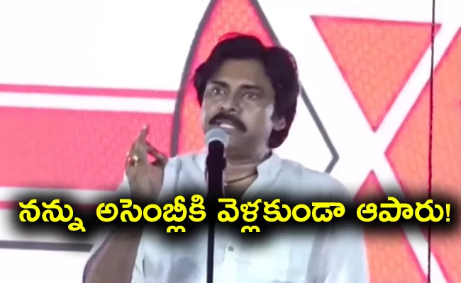 Political Satires on Pawan Kalyan kathipudi varahi Public Meeting - Sakshi