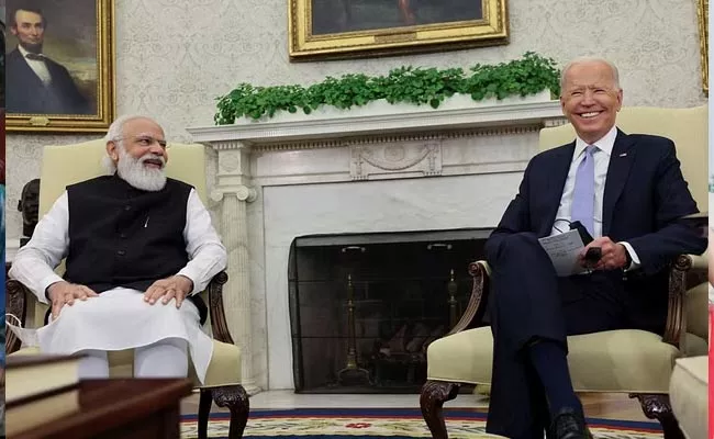 Biden Family To Host Intimate Dinner For PM Narendra Modi - Sakshi