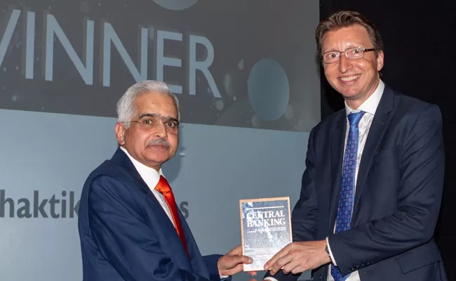 Shaktikanta Das honoured as Governor of the Year at Londons Central Banking Awards 2023 - Sakshi