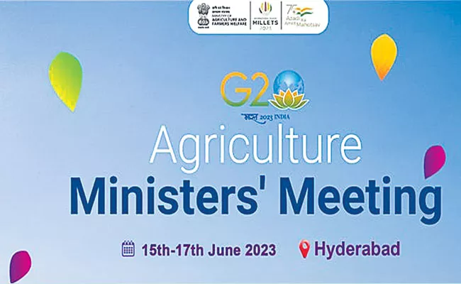 G 20 Agriculture Ministers meeting from today - Sakshi