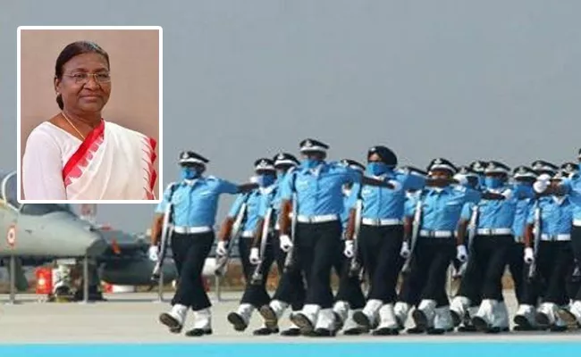 Hyderabad: President Murmu Attends Combined Graduation Parade At Dundigal Air Force Academy - Sakshi