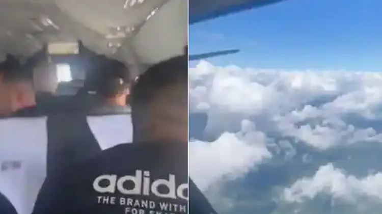 Flight's Door Opens Mid-Air Video Viral 