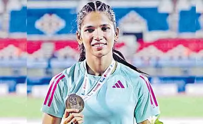 Second gold for Jyoti - Sakshi