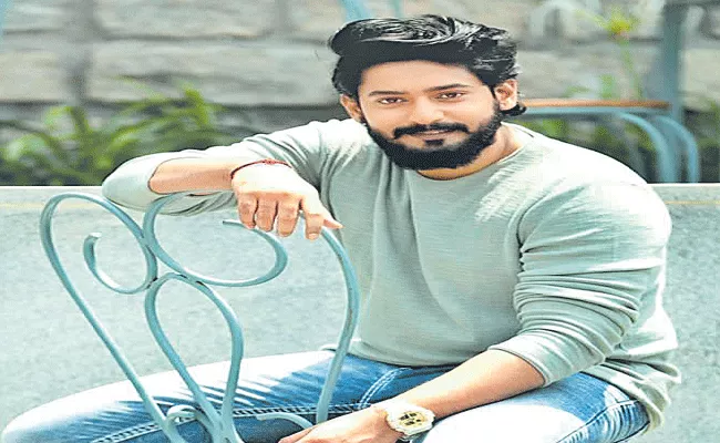 Prajwal Devaraj, is set to star in a Pan India film - Sakshi