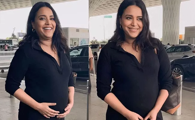 Swara Bhasker Trolled Pregnancy Before Marriage Appears In Baby Bump - Sakshi