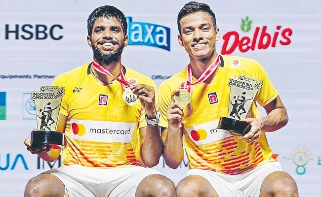 Satwik Chirag win Indonesia Open Mens Doubles title - Sakshi