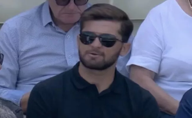 Shaheen Afridi Attends Australia vs England Ashes Test At Edgbaston - Sakshi