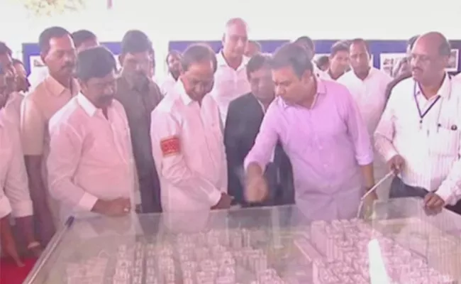 CM KCR Launched Double Bedroom Houses Township In Sangareddy Kollur - Sakshi