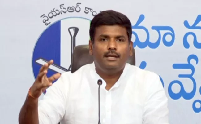 Minister Gudivada Amarnath Fires On Chandrababu And Pawan - Sakshi