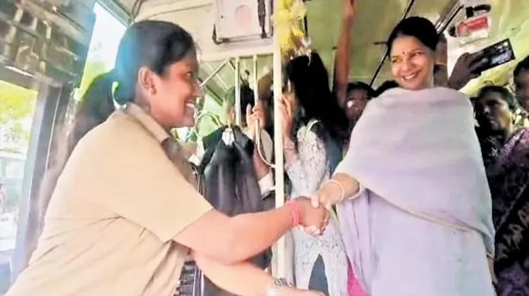 Coimbatore First Lady Bus Driver Quits Shortly After MP Kanimozhi Travels On Her Bus