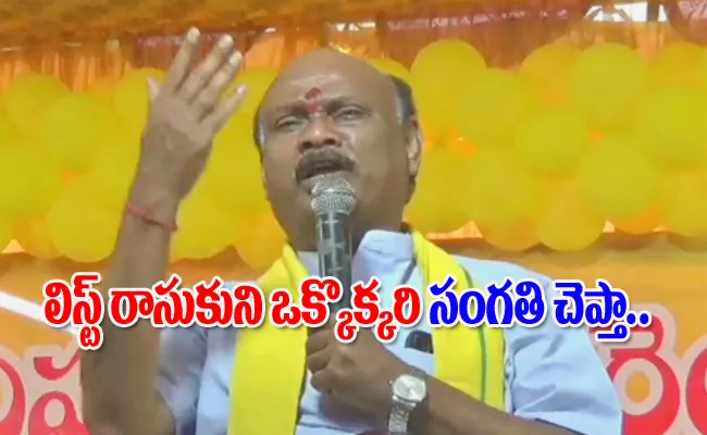 Tdp Leader Ayyanna Patrudu Controversial Comments On Police - Sakshi