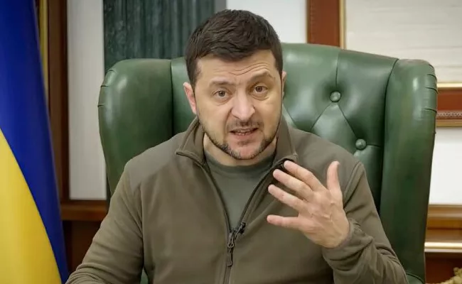 Everyone Who Chooses Evil Destroys Themselves Ukraine Zelenskyy on Rebellion in Russia - Sakshi