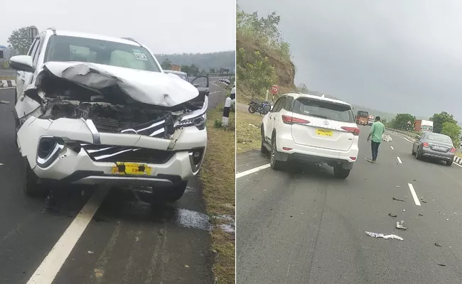 Telangana: Boath Mla Rathod Bapurao Met Road Accident - Sakshi