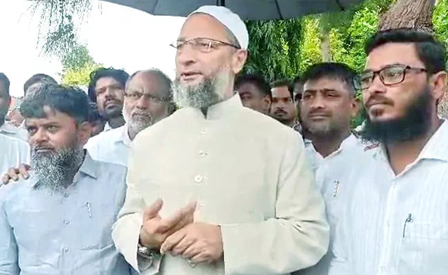 Asaduddin Owaisi Interesting Comments Over MIM Contest In Telangana - Sakshi