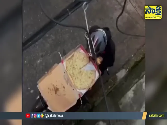 Delivery Boy Eating Pizza Video Goes Viral