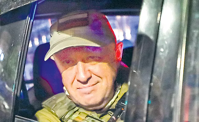 Wagner mercenary chief Prigozhin starts exile in Belarus - Sakshi