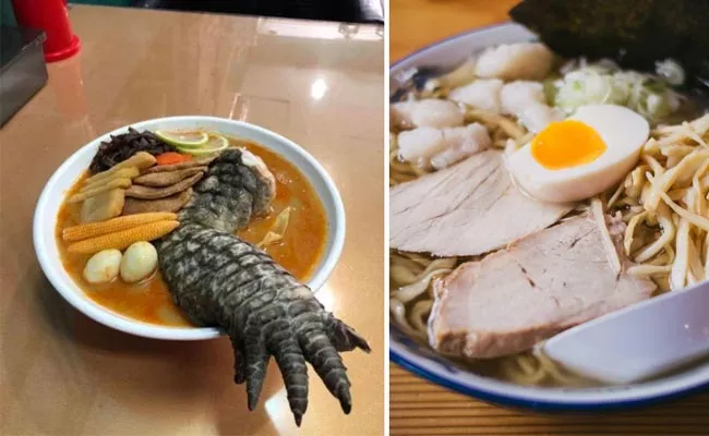 Taiwanese Restaurant Shares Food Item Godzilla Ramen Dish - Sakshi