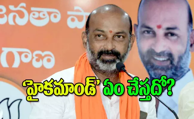 Telangana: Distance Between Party Leaders And BJP Chief Bandi Sanjay - Sakshi