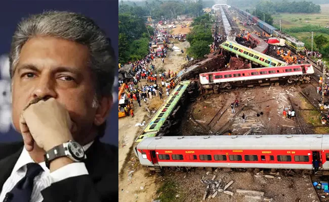 Coromandal ExpressAccident Anand Mahindra mourns - Sakshi