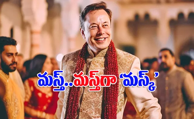 AI Transformed pics Indian Groom as Elon Musk going viral - Sakshi