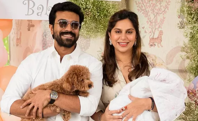 Ram Charan And Upasana Daughter Name Reveal Today - Sakshi