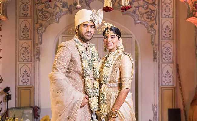 Sharwanand And Rakshita Get Married In Jaipur - Sakshi