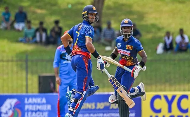 SL VS AFG 2nd ODI: Srilanka Set Huge Target For Afghanistan - Sakshi