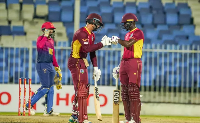 West Indies Beat UAE In First ODI - Sakshi