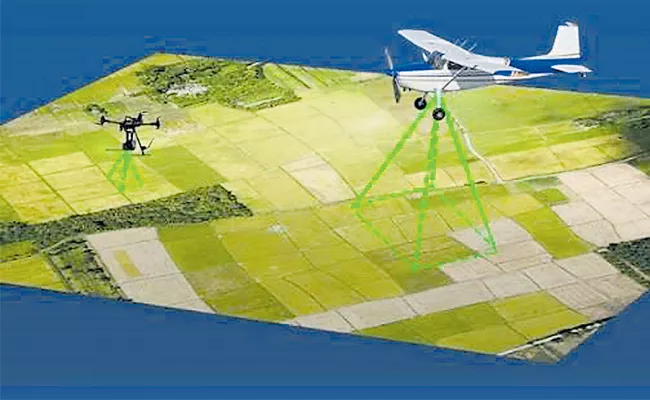 Andhra Pradesh Govt Use Airplanes For Land Resurvey - Sakshi