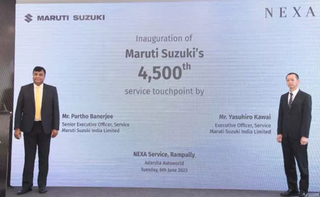 Maruti Suzuki inaugurates its 4500th service centre in India - Sakshi