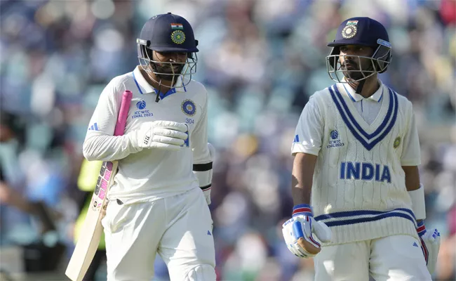 India batting stars fail after Australia post 469 at The Oval,Rahane in the crease - Sakshi