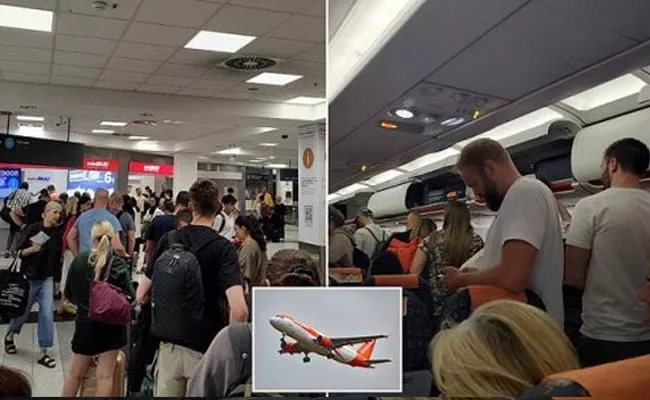 British Airline EasyJet Removes 19 Passengers From Flight Video Viral - Sakshi