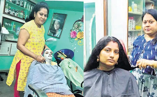 Beautician Course Is Home Source Of Income For Women  - Sakshi