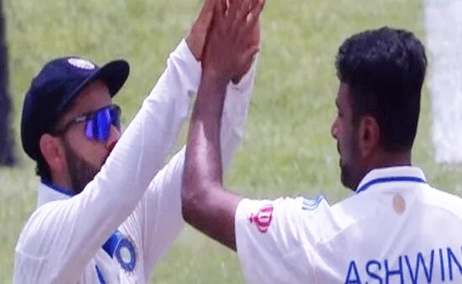 Ind VS WI 1st Test: Ashwin Get Chanderpaul Breaks Anil Kumble Rare Record - Sakshi