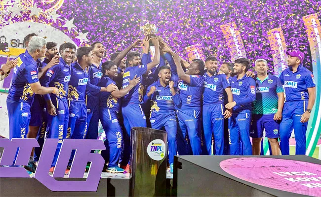 Lyca Kovai Kings Beat-Nellai Royal-Kings Lift 2nd-Straight TNPL-Title - Sakshi