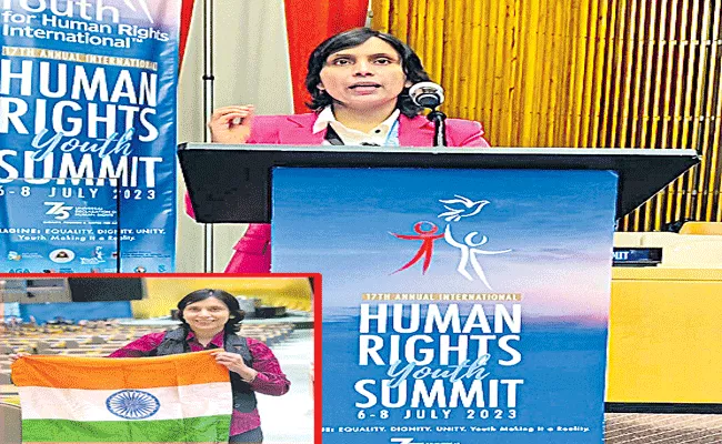 Law officer Deepika Deshwal first Indian girl address to UN thrice - Sakshi