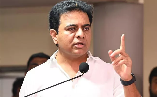 Minister KTR open letter to the Centre - Sakshi