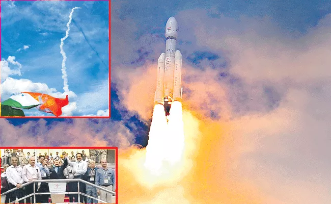 India Moon Mission Chandrayaan-3 launch successful - Sakshi