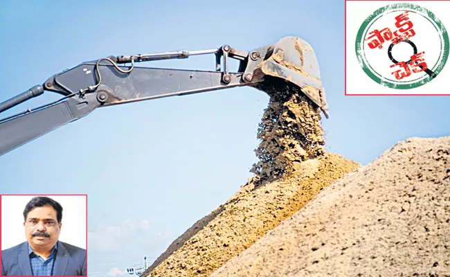 Eenadu Ramojirao Fake News On Andhra Pradesh Sand Mining - Sakshi