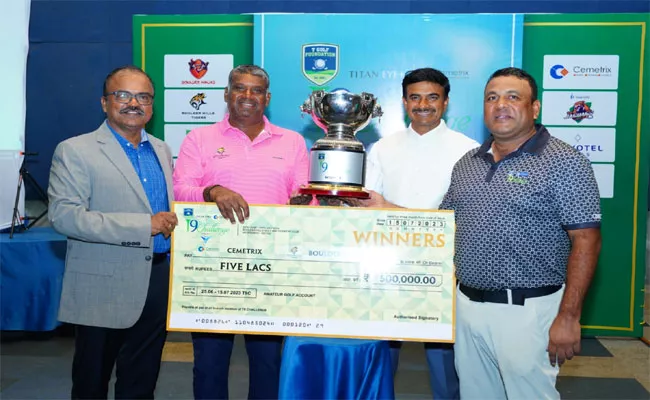 Seametrics And Boulder Hills Tigers Won T9 Golf Challenge - Sakshi