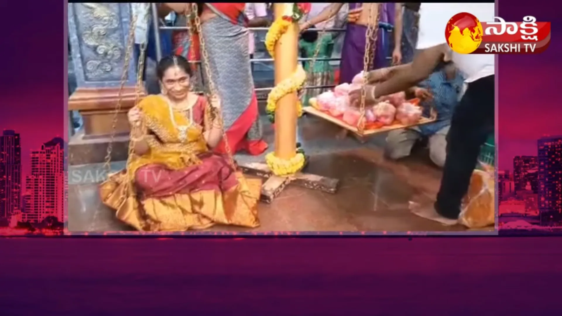 Garam Garam Varthalu: Thulabharam With Tomato In Anakapalle