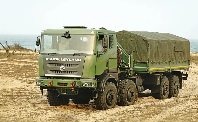 Indian army ordered to ashok leyland vehicles - Sakshi