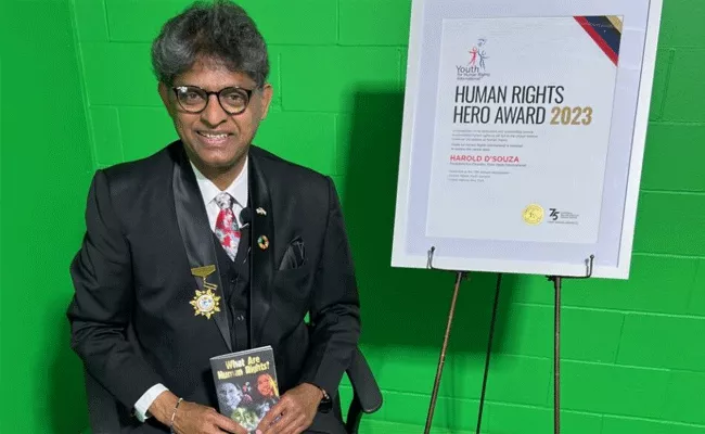 trafficking survivor honored with human rights hero award - Sakshi