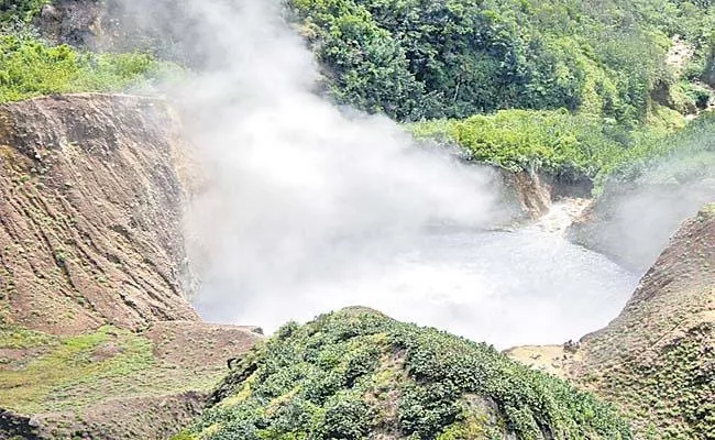 Boiling Lake At Morne Trois Pitons National Park  - Sakshi