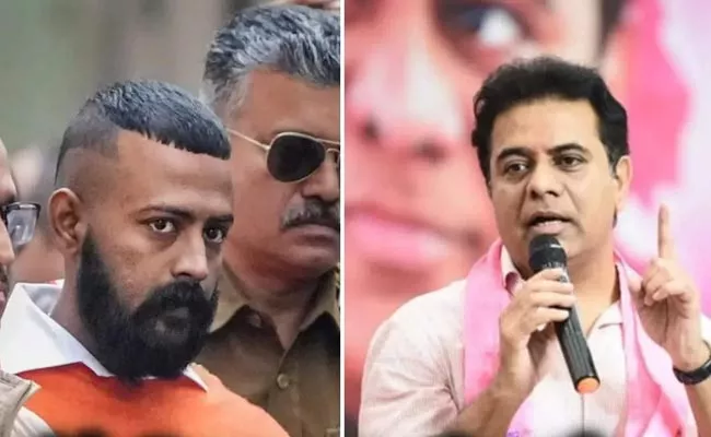 Sukesh Chandrasekhar Wrote Sensational Letter To KTR - Sakshi