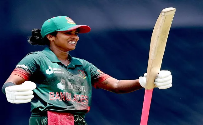 Fargana Hoque Becomes First Bangladesh Player To Score Hundred In Womens ODIs - Sakshi