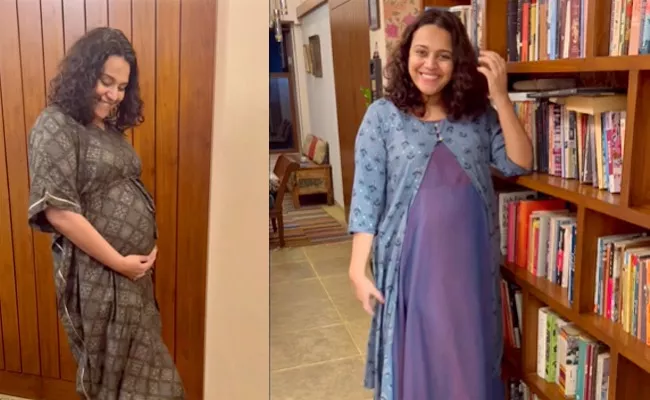 Bollywood Actress Swara Bhaskar Shares baby Bump Video Goes Viral - Sakshi