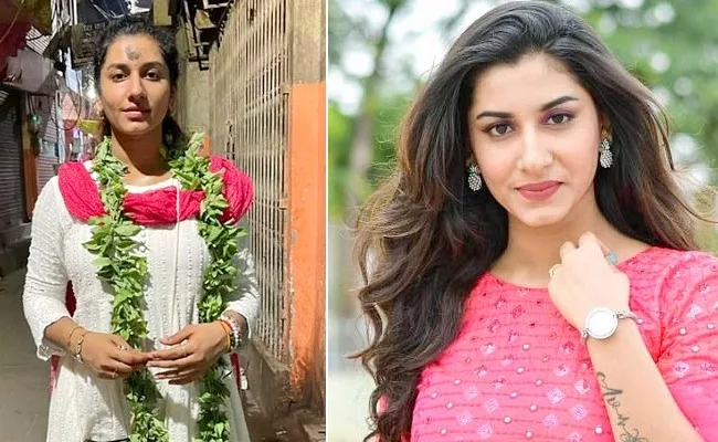 Anchor Vishnu Priya Latest Pics Looks Like As Samantha In Varanasi - Sakshi