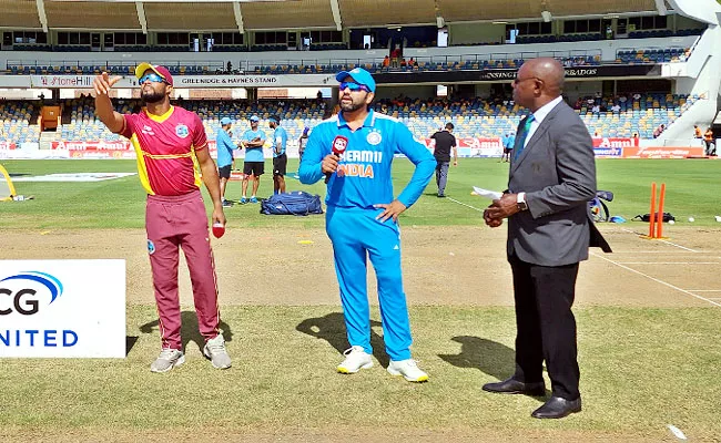 IND Vs WI ODI Series: Team India Won Toss Choose-Bowl Vs WI 1st ODI - Sakshi